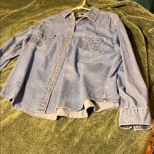 Denim western shirt